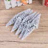 Decorative Flowers 10pcs 1/ 100 Landscape Model Cedar Trees ( White )