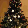 Bougeoirs de décoration de Noël, boule en plastique transparent, ornements de fête rechargeables, dômes artisanaux, fausses bulles