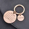 Keychains conters personalizados calendário Keychain Nomes gravados personalizados Data Keyring for Men Women Anniversary Birthday Christmas Presente 230823