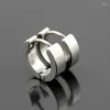 Stud Earrings Chic Cool Stainless Steel Hoop Piercing Round Couples Earring Ear Men Jewelry Punk Clip