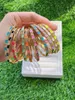 Bangle 3pcs прибытие модное очарование эмалевая эмаль блестящий металлический циркония каменные браслеты дизайны ювелирных изделий