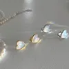 Bengelen oorbellen romantisch hart ingelegd met shell prachtige dames sieraden voor vrouwen schattige vintage sieraden delicate charme oorrang
