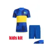 Yoga Outfit Fans Player 2023 2024 Boca Juniors Soccer Jerseys Villa Saio Hommes Enfants Benedetto Rétro Camisa de Futebol 23 24 Football S Dhurb