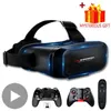 Cuffie 3D VR Occhiali per realtà virtuale intelligenti Casco Viar per iPhone Smartphone Android Lenti per telefono con controller Binocolo HKD230812