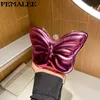 Sacs de soirée Y2K Butterfly Sac à bandoulière Acrylique PVC Rouge à lèvres Sac à main Mini Haute Fashion Girl Clés Coins Portefeuille Embrayage 2023 230823