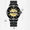 Wristwatches Full Automatic Watch For Men Stainless Steel Scratch Resistant Fashion Trend Luminous Reloj Hombre