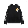 Sweats à capuche pour hommes RH Streetwear surdimensionné lettre réglage soleil imprimé sweat à capuche style couple épaississement mode lâche hip hop pull à capuche