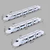 Diecast Model car Harmony Railcar Simulation High-speed Railway Train Toys for Boys Electric Sound Light Train EMU Model Puzzle Child Car Toy 230823