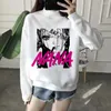 Con cappuccio da donna Nana Osaki Donne vintage Kawaii Hood tira felpe anime femminili