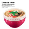 Ramen Timer Minuteries de cuisine fantaisistes Minuterie mécanique unique en forme de Ramen pour l'apprentissage de la cuisine sans piles Cadeau de nouveauté HKD230810