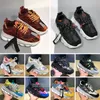 2023 Luxury Italy Casual Shoes Reflective Höjd reaktion Sneakers Black White Multi-Color Suede Leaopard Floral Arrows Tan Fluo Pink Men Women Designer Trainer