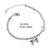 Braccialetti Charm Pearl Bowknot Gioielli Accessorio di moda da bracciale regolabile