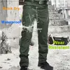 Män stad Militär Tactical Pants Combat Cargo Byxor Multi-Pocket Waterproof Wear-Resistant Casual Training Overall Clotinglf20230824.