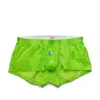 Onderbroek massieve kleuren bokser shorts lage taille sexy mode eenvoudige zwart -witte huizenbroek zomer vier hoeken je convex pakket slank 230823