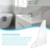 Bath Accessory Set 2pcs Sink Bathroom Acrylic Durable Wash Basin Bathtub Corner Home Water Practical Edge Protective Shower Splash Guard