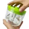 Vloeibare zeep dispenser ronde vorm hand drukkast spons houder handmatige keukencontainer reinigingsgereedschap 500 ml