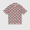 Plus tamanhos 3xl masculino casual masculino Men de verão Camisa de boliche de seda curta Cardigan Blouse Fashion Hawaii FLOR277L
