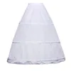 Kadınlar 3 Hoops A-line Petticoat Ayarlanabilir Çizilebilir Bel Düğün Gelin Elbise Crinoline Tek Katmanlı Elbise Canavar Slip