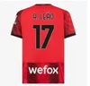 S-2XL 23 24 GIROUD PULISIC футбольные майки для взрослых 2023 2024 REBIC THEO REIJNDERS KESSIE DE KETELAERE RAFA LEAO футбольные рубашки игрок мужская детская комплект Uniformi