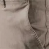 Айопесон повседневные хлопковые брюки с твердым цветом Slim Fit Men's Banns Новая весенняя осень высококачественные классические бизнес -брюки Menlf20230824.