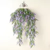 Decorative Flowers 1 Pcs Beautiful Fashion Fake Plant Wall Artificial Hanging Lavender Vine Flower Rattan Home Garden Wedding Decoration