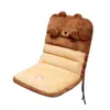 Housses de chaise en peluche animale mignonne et drôle, coussin d'une seule pièce, oreiller de taille, dossier de siège de bureau