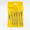 Assista Kits de reparo 5pcs Chave de fenda e cortador de cabeçote Ferramentas de relógios Kit Relógio de tamanho múltiplo Remoção de banda Mini Link Pins Watchmakers Tool