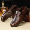 Dress Shoes Brand Men Leather PU Formal Business Shoes Male Office Work Flats Oxford Breathable Party Wedding Anniversary footwear 230823