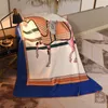 2023 Luxury Blankets Style Horse Pattern Blankets Brocade Palace Style Horse Spandex Double Layer Composite Blanket