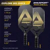 squash racquets Amasport Edgeless Pickleball Paddle 13mm الكربون الألياف Dura Edge Usapa Standard 230824