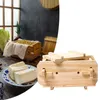 Tofu Maker нажатие тофу пресс -формы деревянная коробка для кухонного панели Home Использование HKD230824