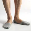 Chaussettes pour hommes 5 paquets été hommes mince fibre de bambou bouche peu profonde bateau mâle coupe basse respirant déodorant cool Meias Homem adolescent