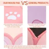 Mouse Pads Handgelenk ruht großes Kawaii Gaming Pad für niedliche Pink Purple Sakura Hase xxl Desk Mattenmatte Wasserschutz Nonslip Laptop Accessoires 230823