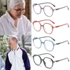 Güneş Gözlüğü Kadın Erkekler Gözlük Okuyor Büyüteç Presbyopic Yuvarlak Baskılı Büyük Boyut Gözlükler Diyopter