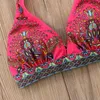 Basic Casual Dresse Summer Sexy Ethnic Print Swimsuit Bikini Set Push Up Bandage Swimming Costume Bathing Swimwear Beachwear 230823