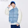 Semir Down Jacket Men Oversize College Style Baseball Collar Jacket 2022 Winter New Sports Raglan Top Coat Q230823