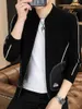 Herentruien van topkwaliteit Autummerk Fashion Brearwear Slim Fit gebreide Cardigan Men Japanse Sweater Casual Coats Jacket Mens kleding B59
