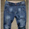 Heren jeans herfst plus dikke xl stretch harlan mannelijke voeten broek grote kerel mannen grote size demin taoh275s