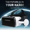 VR -glasögon med Bluetooth -headset 3D Virtual Reality Game Helmet VR Glasögon Trådlöst stöd för mobiltelefoner under 7 tum HKD230812