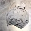 Mens Hoodies Pullover Cel Sweatshirts Çelik Yazı Hoodie Gevşek Kapüşonlu Polar Giyim Yüksek Sokak Pamuk Top264r