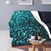 Cobertores lantejoulas brilhantes imprimir cobertor geométrico glitter fleece sleep cobertor macio quente estético pátio leve para crianças menino menina r230824