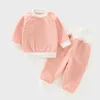 Clothing Sets Clothing Sets Baby Winter Clothes Boy Girl Outfit Set Cotton Born Sweatshirts Babies 0 3 Months Mother Kids Stuff Free Shippi