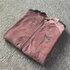 Men's Tracksuits Khaki Tracksuit Embroidery Butterfly Side Webbing Set