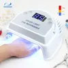 Nail Dryers QUNZHAO Uv Led Nail Dryer Lamp FOR Nails With Battery Strong Power Gel Polisher Curing Machine Varnish Light Potherapy Lamps 230824