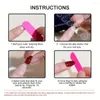 False Nails Square Head French Fake Fashion Length Full Cover Nail Tips Wearable Manicure Detachable Press On Girl