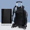 Backpacks Child luggage school bag On wheels students Backpack can climb stairs Casual suitcase 613 years Children travel backpack 230823