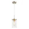 Hängslampor heminredning tillbehör hängande ljus fixtur justerbar höjd borstad nickelfinish för kök taklampa