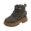 Botas bonito crianças combate botas do exército primavera outono camuflagem botas ao ar livre para meninos meninas escola estudante hicking sapatos f09133 l0824