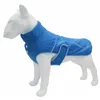 Dog Apparel Raincoat Waterproof Hoodie Jacket Rain Poncho Pet Rainwear Clothes With Reflective Stripe For All Sizes Big Puppies Jackets