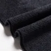 Polos pour hommes de haute qualité mode décontracté revers coupe ajustée à manches longues polos respirant laine hauts en tricot 230823